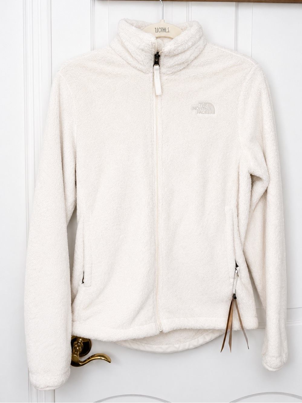 NWT The North Face Osito Fleece Jacket White Dune Full Zip Women’s M